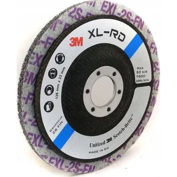 Brusný kotouč BRUSNÝ KOTOUČ XL-RD 3S FIN 126x6x22 Z LISOVANÉ NETKANÉ TEXTILIE 3M