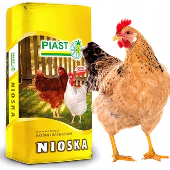 Krmivo pro hospodářské zvíře Krmivo pro nosnice 25 kg Nioska Piast Kompletní vitamínové krmivo