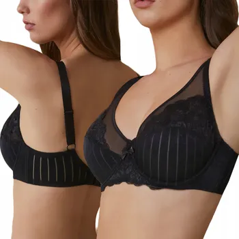 Podprsenka Selene podprsenka nevyztužená černá velikost 90D