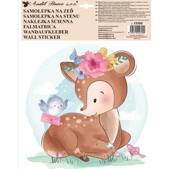 Samolepící dekorace Samolepicí dekorace pro děti Srnka (30 × 42 cm) / Dětská samolepka na stěnu 15509 Room Decor
