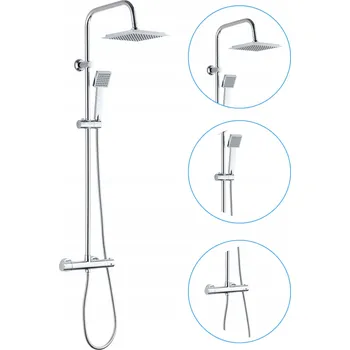 Sprchový set Sprchový set na omítku s termostatickou baterií Deante Neo Joko chrom
