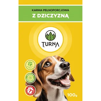 Krmivo pro psa TURNA Vlhké Krmivo krmivo pro psy se zvěřinou, sáček 100 g