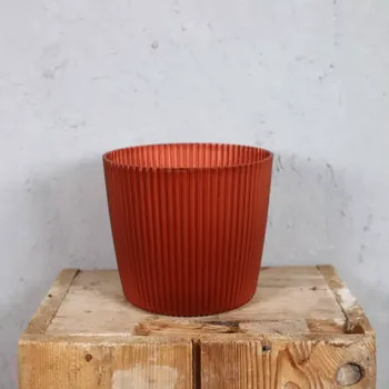 Květináč Prosperplast plastový květináč Milly round copper Ø 17 cm