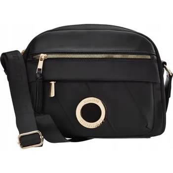 Kabelka Černá polyester taška kabelka přes rameno Monnari