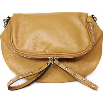 Kabelka Vera Pelle kabelka, kožená kabelka přes rameno, pravá kůže, vícebarevná