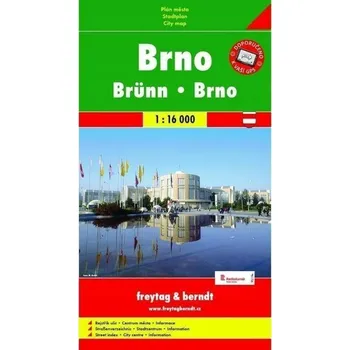 Brno plán města 1:16 000