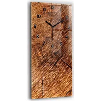 Hodiny Nástěnné hodiny Wallfluent hnědé 30 cm