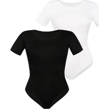 Body Teyli body s krátkým rukávem viskóza Trička velikost 3XL