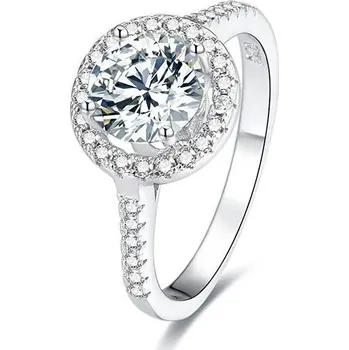 Prsten Beneto Stříbrný prstýnek s krystaly AGG193