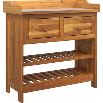 Šatní skříň Zahradní skříň Hnědá 78 x 36,5 x 78cm Masivní akátové dřevo