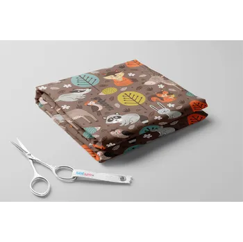 Softshell jarní 20/9,Lesní zvířátka Barva: Hnědá