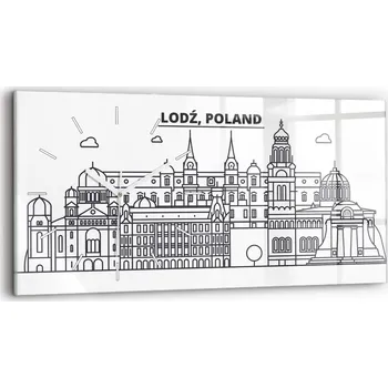 Hodiny Nástěnné hodiny Wallfluent černé 60 cm