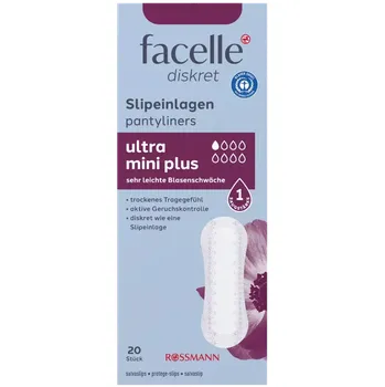 facelle Inkontinenční slipové vložky Ultra Mini Plus 20 ks
