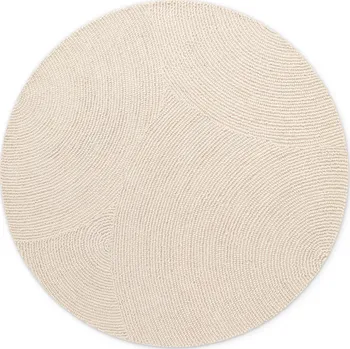 Koberec Hanse Home Kusový koberec Eleni 106220 Natur Weiß kruh Rozměry koberců: 150x150 (průměr) kruh