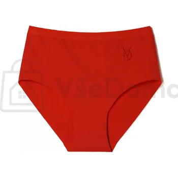 Kalhotky Dámské bezešvé kalhotky s vysokým pasem – bavlněné, pohodlné Červený / 3XL