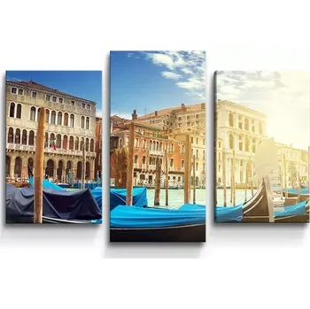 Obraz Sablio Obraz - 3-dílný Gondola - 75x50 cm