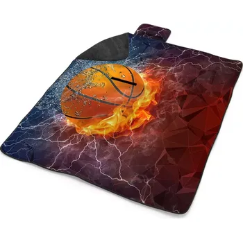 deka Sablio Plážová deka Basketbalový míč: 200x140 cm