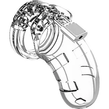 Pás cudnosti ManCage 13 Klec na penis 6 cm transparentní