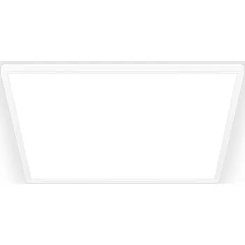 BRILONER Tava LED stropní svítidlo, ploché, přímé a nepřímé osvětlení, 6000 lm, 45 W, bílé, 56x56 cm 7535416