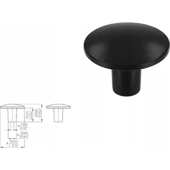 Nábytkové kování Nábytková úchytka SIRO 2087F-30PB12 černá matná