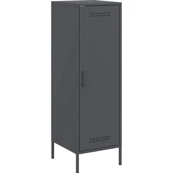 Šatní skříň Skříňka, antracitová, 36x39x113 cm, ocel