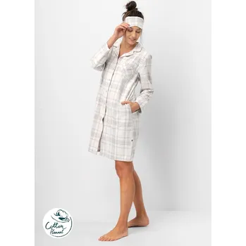 Key rozepínací flanelová košile s kostkovaným vzorem LND 401 L