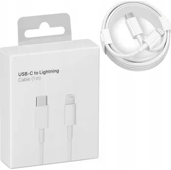 Datový kabel Kabel new USB typ C - Apple Lightning 1 m bílý