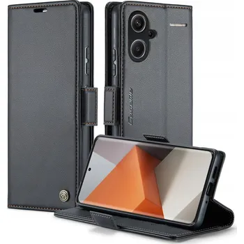 Pouzdro na mobilní telefon Flipové pouzdro Caseme pro Xiaomi Redmi Note 13 Pro+ černé