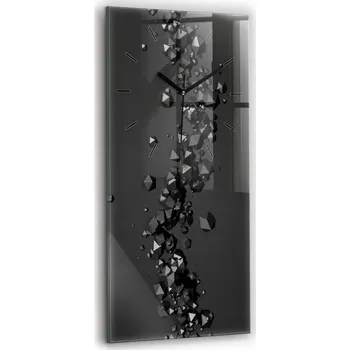 Hodiny Nástěnné hodiny Wallfluent černé 30 cm