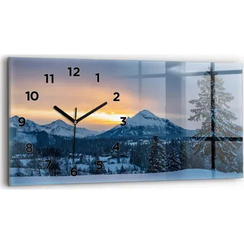 Hodiny Nástěnné hodiny Wallfluent bílé 60 cm