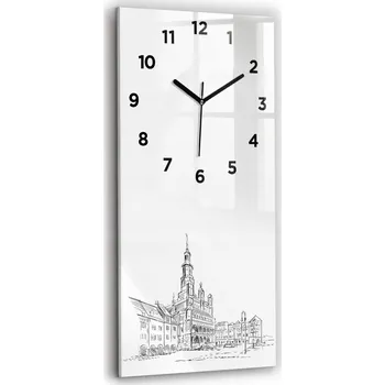 Hodiny Nástěnné hodiny Wallfluent černé 30 cm