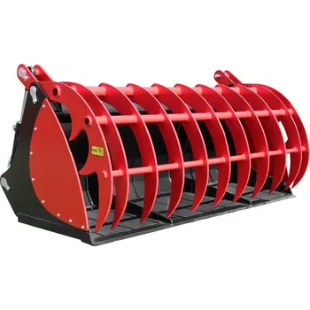 Lopata Lopata s přidržovačem na čelní nakladač SZK ZP 220 XL EURO úchyt šířka 2200 mm objem 2,3m3