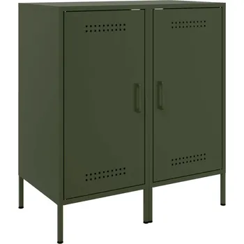 Komoda Komoda VidaXL 36 x 39 x 79 Cm, odstíny zelené