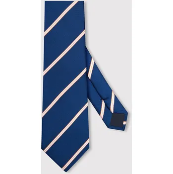 Kravata Tmavě modrá pánská kravata s diagonálními pruhy Pako Lorente Univerzální velikost