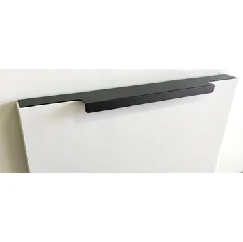 Nábytkové kování Hrana úchytka F9 Typ UKW 11 L-496 černá matná