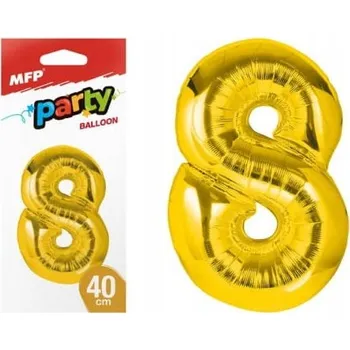 MFP Paper Balónky 8 Zlaté 40 cm