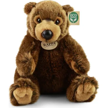plyšák Rappa Plyšový medvěd hnědý 24 cm ECO-FRIENDLY