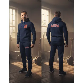 FELPA ČSSR retro tepláková souprava tmavomodrá Velikost.: L