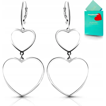 Náušnice Stříbrné náušnice dlouhé visací módní efektní anglické zapínání 925