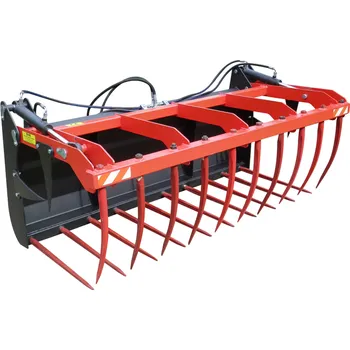 Vidle Drapákové vidle na hnůj, siláž na čelní nakladač ATM K 250, EURO upínání, šířka 2500 mm