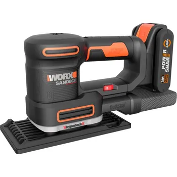 oscilační bruska WORX Power tools WX820 - Aku multifunkční bruska 5v1 20V 1x2Ah - Powershare