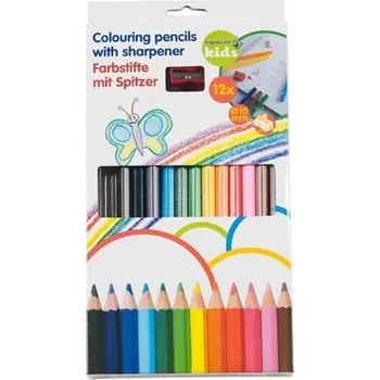 Pastelka Pastelky ołówkové 12 barev sada + ořezávátko TOPWRITE