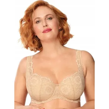 Podprsenka Mefemi podprsenka bardotka, balkonetka béžová velikost 70I