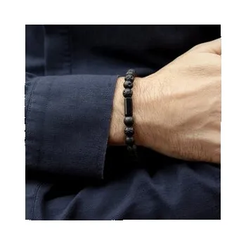 Náramek Lilou Náramek J015X Černá OS