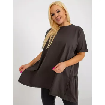 Dámská halenka Halenka RV BZ 7923 1.34P tmavá khaki jedna velikost