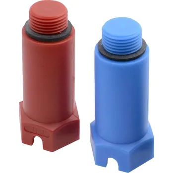 PPR zátka montážní 1/2", červená