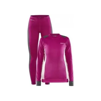 CRAFT CORE Dry Baselayer W růžová 1909706-486985 M; Růžová set + DÁREK DLE VÝBĚRU!