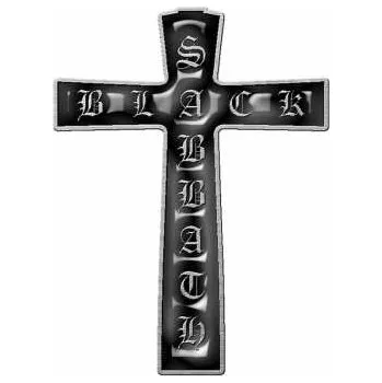 Merch Black Sabbath: Placka Cross