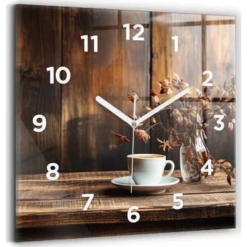 Hodiny Nástěnné hodiny Wallfluent černé 30 cm