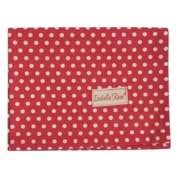 Utěrka Červená utěrka s puntíky 50 × 70 cm